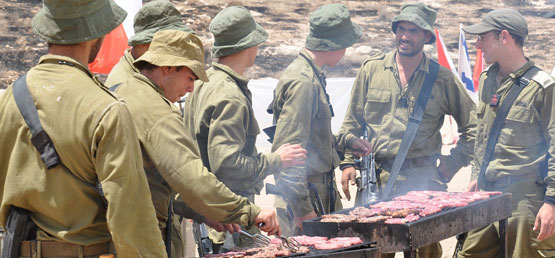 bbq for soldiers